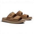 Timberland Casco Cove Slide Sandal (Premium Leather) light brown Men's