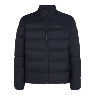 Tommy Hilfiger Winter Quilted Jacket Stand Collar Mid Weight - dark blue Men's
