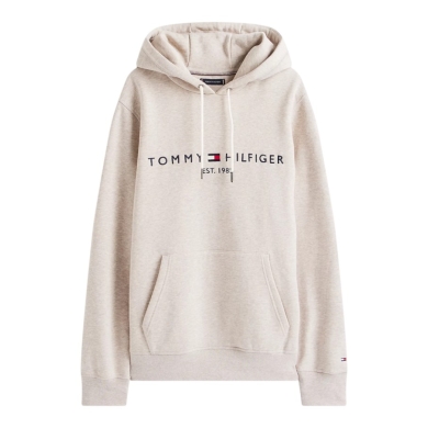 Tommy Hilfiger Flex-Fleece Logo Hoodie (Cotton Blend) beige/pebble Men's