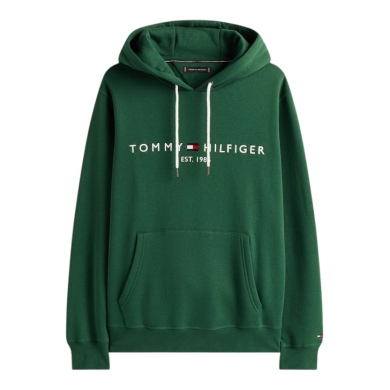 Tommy Hilfiger Hooded Sweatshirt Flex-Fleece Logo Hoodie (Cotton Blend) green Men's