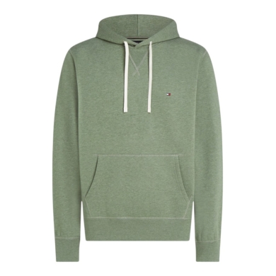 Tommy Hilfiger Essential Seasonal Fleece Hoodie (Cotton Blend) green men's