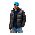 Tommy Jeans Winter Down Jacket Essential Down Jacket EXT with Hood (warm, water-repellent) black men's