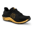 Topo Running Shoes MTN Racer 4 (Mountain, Trail, wider toe box) black/orange men's