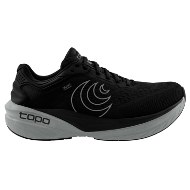 Topo Running Shoes Phantom 4 WP (cushioning, wider toe box, waterproof) 2025 black/charcoal men's