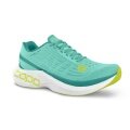 Topo Running Shoes Specter (Cushioning) aqua blue/lime Ladies