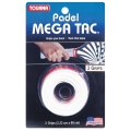 Tourna Overgrip Padel Mega Tac (extreme grip, durable, wide) white pack of 3