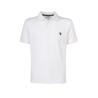 U.S. Polo Assn. Leisure Polo US16147 (Cotton) white Men's