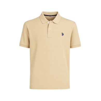 U.S. Polo Assn. Casual Polo US16147 (Cotton) beige Men's