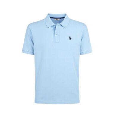 U.S. Polo Assn. Casual Polo US16147 (Cotton) light blue Men's