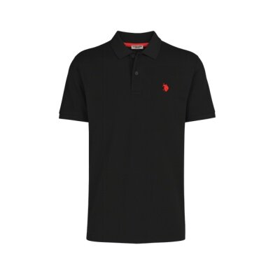 U.S. Polo Assn. Casual Polo US16147 (Cotton) black Men's