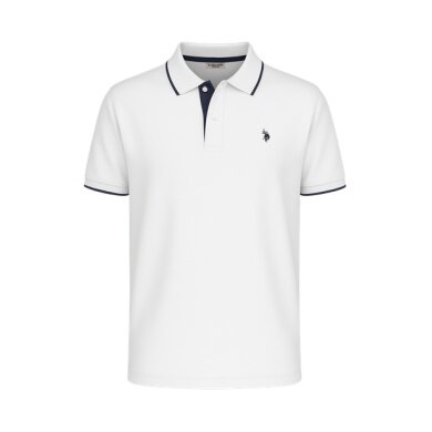 U.S. Polo Assn. Leisure Polo US16300 (Cotton) white Men's