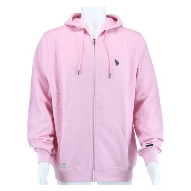 U.S. Polo Assn. Hooded Sweatshirt (100% Cotton) pink Men's