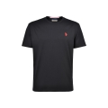 U.S. Polo Assn. Casual T-shirt US16025 (Cotton) black Men's