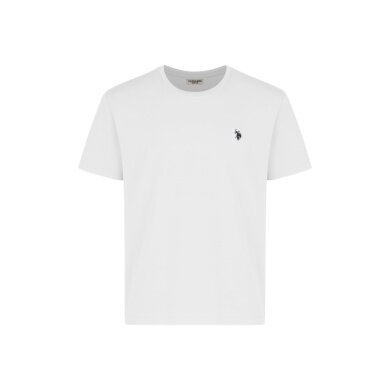 U.S. Polo Assn. Casual T-shirt US16821 (Cotton) white Men's