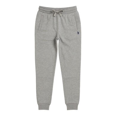 U.S. Polo Assn. Jogging Trousers Sweatpants (Cotton Blend) Long Grey Men's