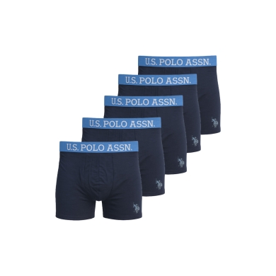 U.S. Polo Assn. Underwear Boxer Shorts US16133 (Cotton) navy blue Men's - 5 pieces
