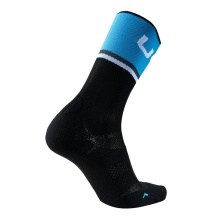 UYN Bike Sock Aero Cycling One Light (made from Natex, good ventilation) black/blue men's - 1 pair