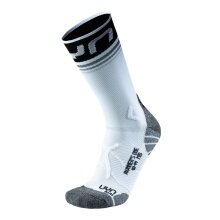 UYN Running Sock Runner's One Mid (maximum cushioning) white/black - 1 pair