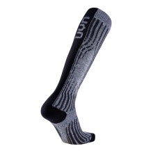 UYN Ski Sock Cashmere Shiny Ski (luxurious cashmere socks, breathable) silver-grey Women -1 Pair
