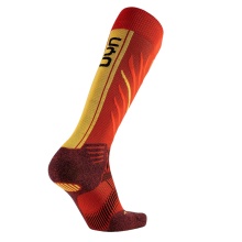 UYN Ski Sock Natyon 2.0 China red/yellow Men's - 1 Pair