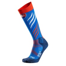 UYN Ski Sock Natyon 2.0 Slovakia blue/red Men's - 1 Pair