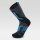 UYN Ski Sock Ski Cross Country 2in (Natex, quick-drying) anthracite/blue Men -1 Pair