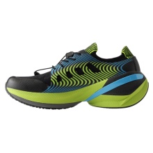 UYN Trail Running Shoes Hyguard Light (Quick Lacing System) black/green men's