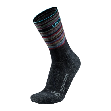 UYN Trekking Sock Biotech Heavy Duty (Wool Blend) black/multi-coloured - 1 Pair