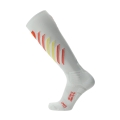 UYN Ski Sock Natyon 3.0 China (Knee Socks) white/red/yellow - 1 Pair