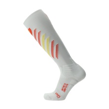 UYN Ski Sock Natyon 3.0 China (Knee Socks) white/red/yellow - 1 Pair