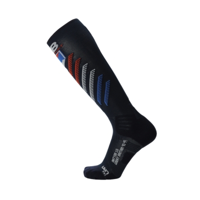 UYN Ski Socks Natyon 3.0 Great Britain (Knee Socks) black/red/white/blue - 1 Pair