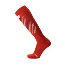 UYN Ski Sock Natyon 3.0 Czech Republic (Knee Socks) red/white/blue - 1 Pair