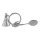 Victor Keyring (Racket and Badminton Keyring)