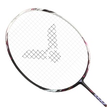 Victor Badminton Racket Auraspeed Fantome F (87g, slightly head-heavy, stiff) black/white/pink - unstrung -