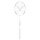 Victor Auraspeed 8100 A Badminton Racket (balanced/flexible) white/blue - strung -