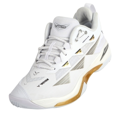 Victor Hallen Indoor Shoes C90NLite A white/gold Men's