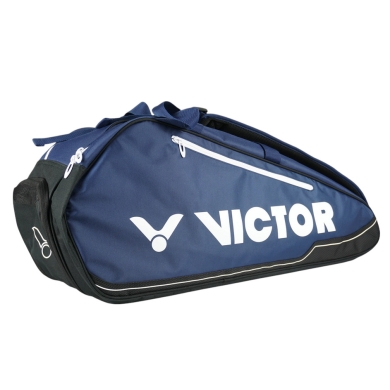 Victor Racketbag Double Thermobag 9115B (Racket bag, 2 main compartments, shoe compartment) 2025 navy blue/black