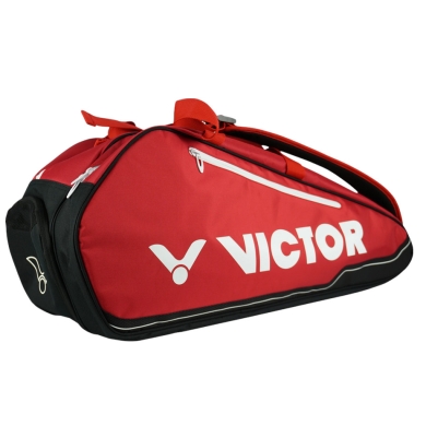 Victor Racketbag Double Thermobag 9115B (Racket bag, 2 main compartments, shoe compartment) 2025 red/black