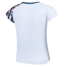 Victor Sport Shirt T-51001TD A (100% Polyester) white/blue ladies