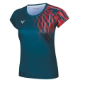 Victor Sport Shirt T-51001TD G (100% Polyester) blue/red Ladies