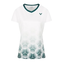 Victor Sport Shirt T-54103 A (100% Polyester) white/green ladies