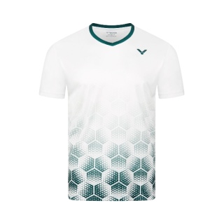 Victor Sport T-shirt T-53103 A (100% Polyester) white/green men's