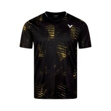 Victor Sport T-shirt T-53102 C (100% Polyester) black/yellow men's