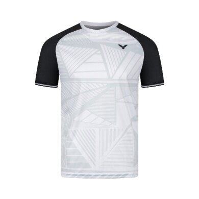 Victor Sport T-shirt T-63101 A (100% Polyester) white/black boys