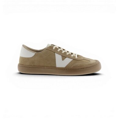 Victoria barefoot shoes sneakers Olmo (suede, flexible sole, wide toe box) - beige
