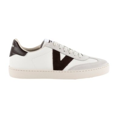 Victoria Sneaker Berlin Ciclista (Leather look/Suede) - white/dark brown