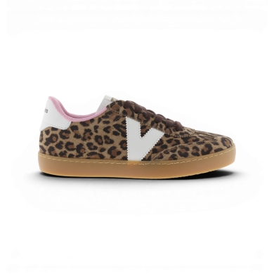 Victoria Sneaker Berlin Ciclista (Suede, Leopard & Contrast) - brown Ladies