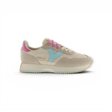 Victoria Sneakers Cosmos Multicolour (Nylon/Suede) - beige Ladies