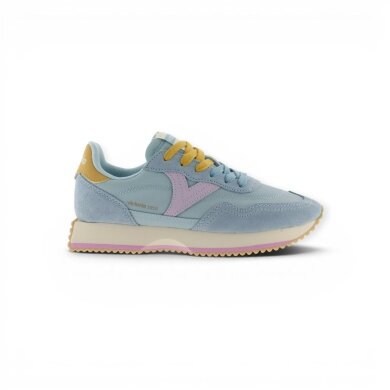 Victoria Sneakers Cosmos Multicolour (Nylon/Suede) - Blue Ladies