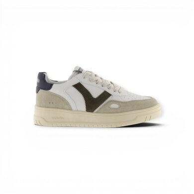 Victoria Sneakers Seul (Leather look/Suede) - white/beige /navy blue